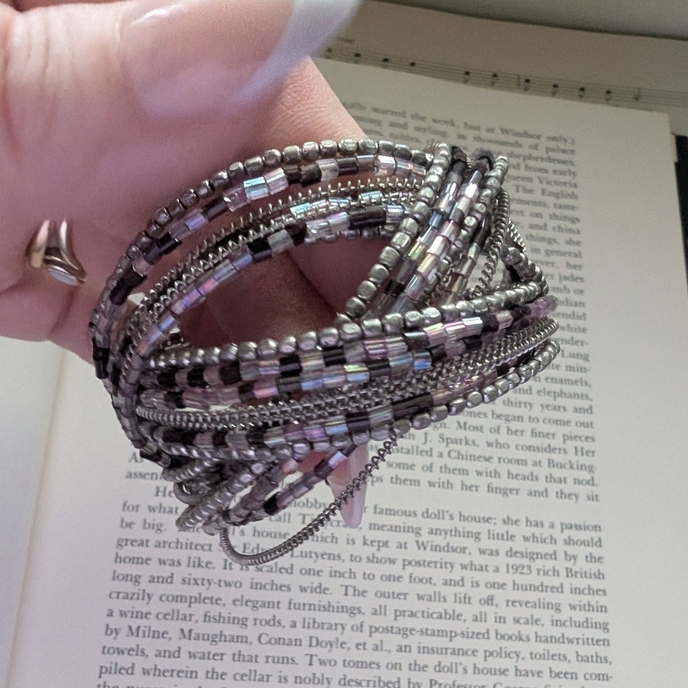 Multi-Strand Beaded Bracelet - Picture 7 of 9